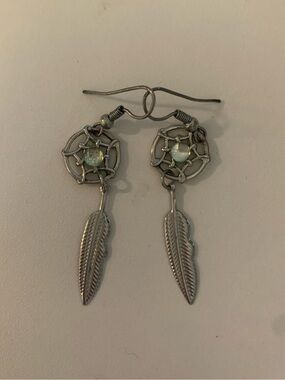*3 for $15* Metal Dream Catcher Earrings